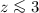 Mathematical equation: $z\la3$