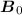$\vec{B}_0$