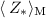 Mathematical equation: $\langle\,Z_{\ast}\rangle_{\rm M}$