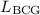 $L_{\mathrm{BCG}}$