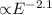 ${\propto} E^{-2.1}$