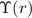 $\Upsilon(r)$
