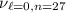 $\nu_{\ell=0,n=27}$