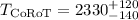 $T_{\rm CoRoT} = 2330^{+120}_{-140}$