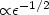 ${\propto}\epsilon ^{-1/2}$
