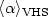 $\langle\alpha\rangle_{\rm VHS}$