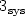 $3_{\rm sys}$
