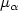 $\mu_\alpha$