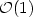 ${\cal O}(1)$