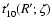 $t'_{10}(R';\zeta)$