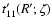 $t'_{11}(R';\zeta)$
