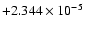 $+2.344 \times 10^{-5}$