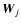 $\vec{W}_{j}$