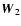 $\vec{W}_{2}$