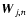 ${\vec{W}}_{j,n}$