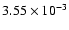 $3.55\times10^{-3}$