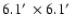 $6.1\hbox{$^\prime$ }\times6.1\hbox{$^\prime$ }$