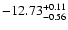 $\rm -12.73_{ -0.56}^{ + 0.11}$