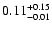 $\rm0.11_{-0.01}^{+0.15}$