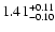 $\rm 1.41_{-0.10}^{+0.11}$