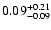 $\rm0.09_{-0.09}^{+0.21}$