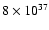 $8\times 10^{37}$