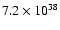 $7.2\times 10^{38}$