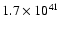 $1.7\times 10^{41}$
