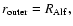 $r_{\rm outer} = R _{\rm Alf},$