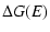 $\displaystyle \Delta G(E)$