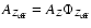 $A_{Z_{\rm eff}}=A_Z\Phi_{Z_{\rm eff}}$