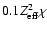$0.1 Z_{\rm eff}^2\chi$