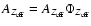 $A_{Z_{\rm eff}}=A_{Z_{\rm eff}}\Phi_{Z_{\rm eff}}$