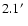 $2.1\hbox{$^\prime$ }$
