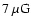 $7~{\rm\mu G}$