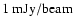 $1~\rm {mJy/beam}$