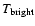 $T_{\rm bright}$