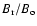 $B_{\rm r}/B_{\rm o}$