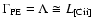 ${\Gamma_{\rm PE}=\Lambda \cong L_{\rm [C {\sc ii}]}}$
