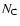 $ N_{\rm C}$
