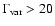 $\Gamma_{\rm var} > 20$