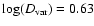 $\log (D_{\rm var}) = 0.63$