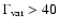 $\Gamma_{\rm var} > 40$