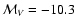 $\mathcal{M}_V=-10.3$