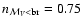 $n_{\mathcal{M}_V<\rm br}=0.75$