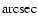$\rm {arcsec}$