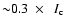 ${\sim}0.3~\times~~I_{\rm c}$