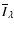 $\overline I_\lambda$