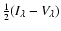 ${1\over2}(I_\lambda-V_\lambda)$