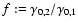 $f:=\gamma_{0,2}/\gamma_{0,1}$